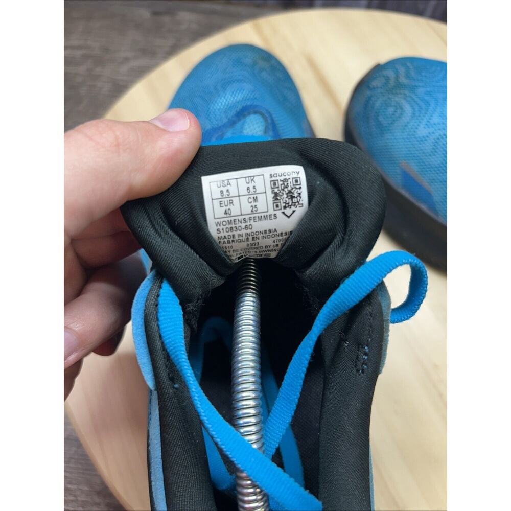 Saucony Blue and Black Running Shoes - Picture 7 of 9